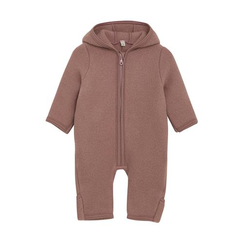 Huttelihut Heldragt I Uldfleece Burlwood  Burlwood 56 cm  Lyserød  56 cm  Unisex