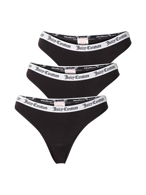 Juicy Couture String 'Dana'  sort / hvid