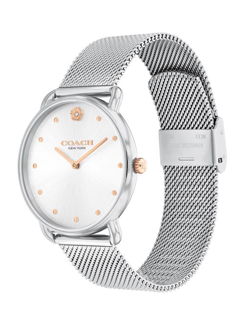 COACH Analogt ur 'ELLIOT'  lyseorange / sølv