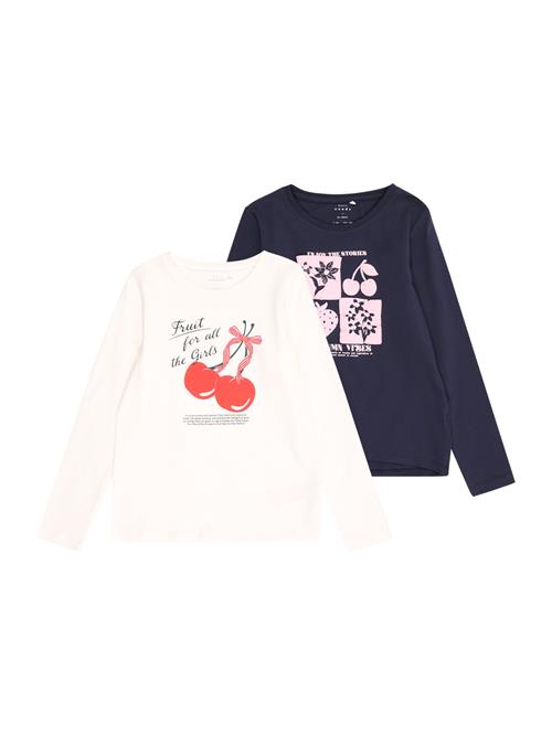 NAME IT Bluser & t-shirts 'NKFVIX'  navy / lyserød / rød / hvid