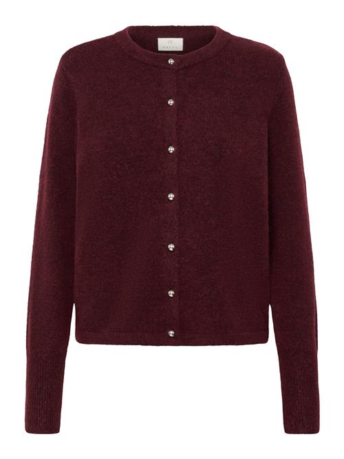 Kaffe Cardigan 'KANiel'  vinrød