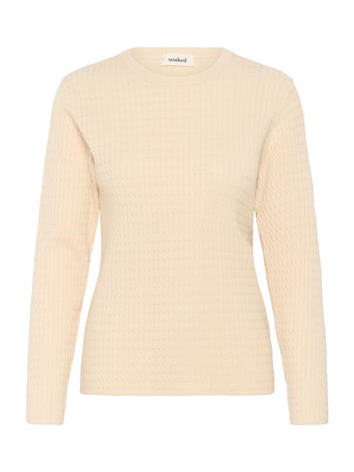 SOAKED IN LUXURY Pullover 'SLSpina'  lysebeige
