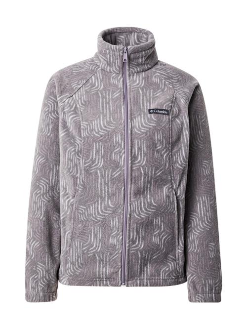 COLUMBIA Funktionsfleecejakke 'Benton Springs'  lavendel / hvid