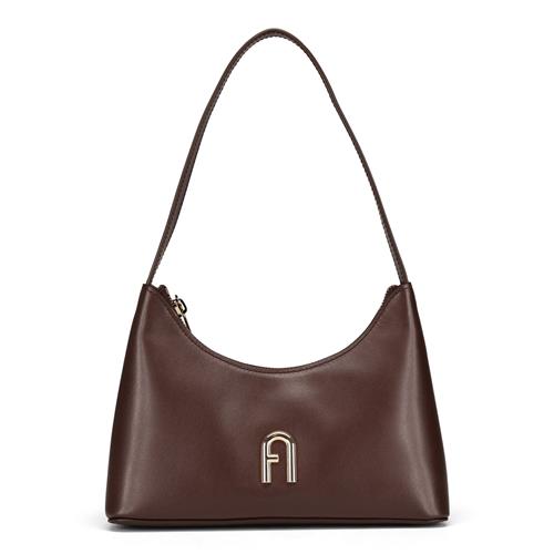 FURLA Skuldertaske 'Diamante'  brun / guld