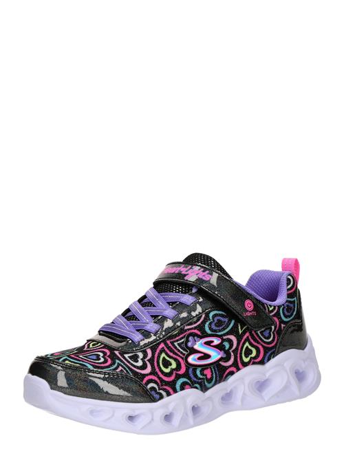 SKECHERS Sneakers 'HEART LIGHTS - BOOGIE LOVE'  aqua / lavendel / pink / sort