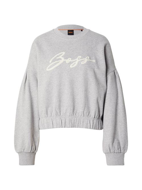 BOSS Sweatshirt 'C_Easton'  grå / hvid