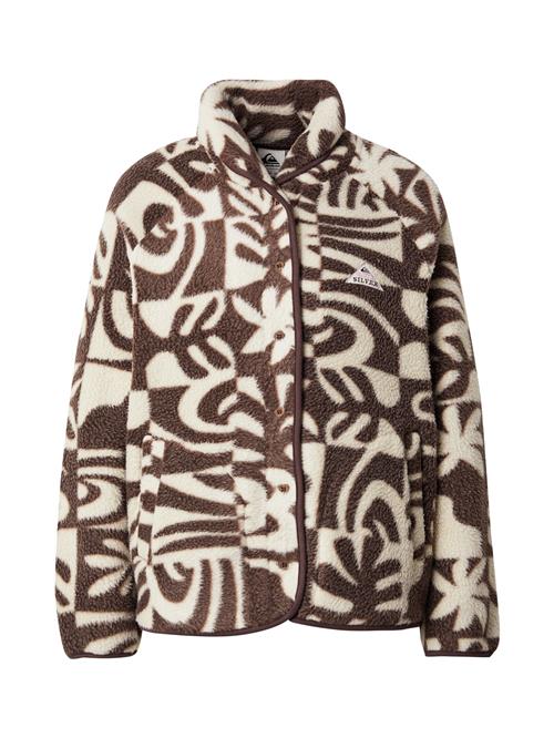 QUIKSILVER Fleecejakke 'CHALOK'  choko / hvid
