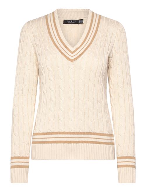 Cable-Knit Cotton Cricket Sweater Lauren Ralph Lauren Cream