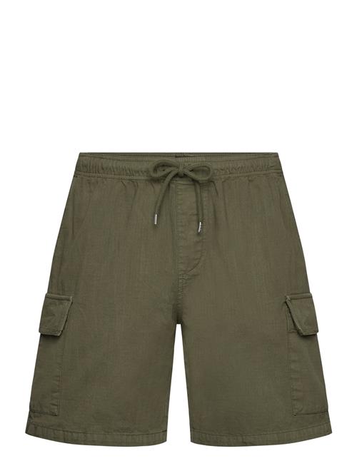 Cotton Ripstop Cargo Shorts Mads Nørgaard Green