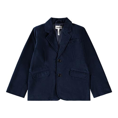 Molo Hieronymus Blazer I Velour Galaxy Blue  Galaxy Blue 140 cm  Marineblå  140 cm  mand