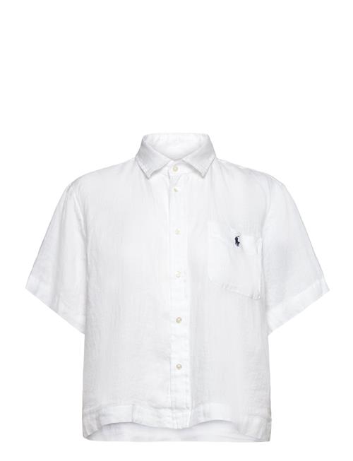 Linen Short-Sleeve Shirt Polo Ralph Lauren White