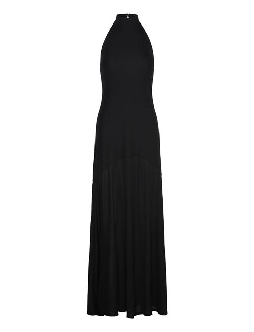 Open Back Maxi Halter Dress Weekday Black