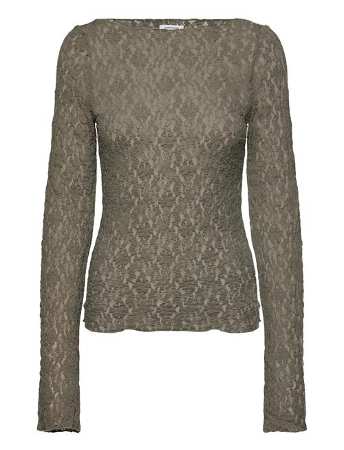 Long Sleeve Lace Top Bubbleroom Green