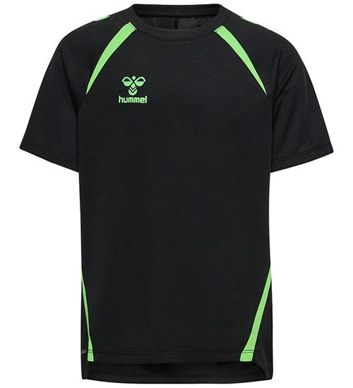 Hummel T-shirt - hmlLead 2.0 - Black/Green