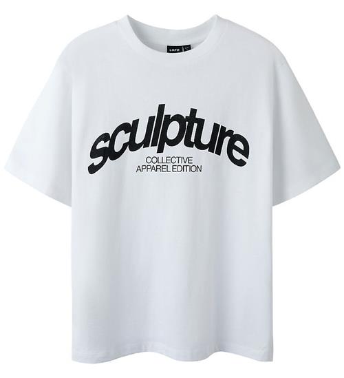 LMTD T-shirt - NlnNure - Bright White/Black