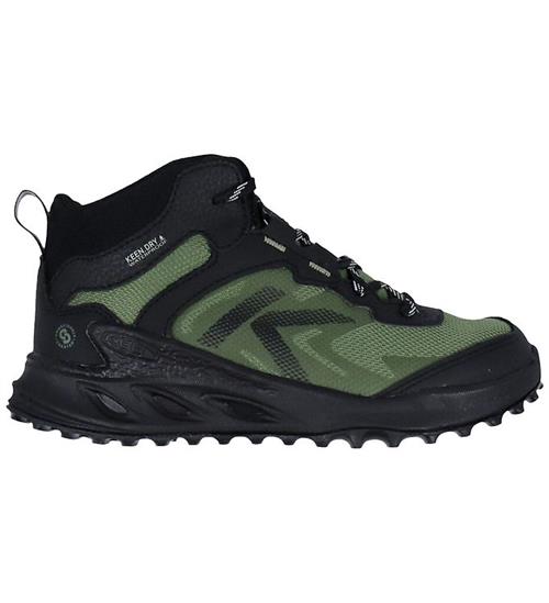 KEEN Vinterstøvler - KE ZIONIC MID WP Y - BLACK-BRONZE GREEN