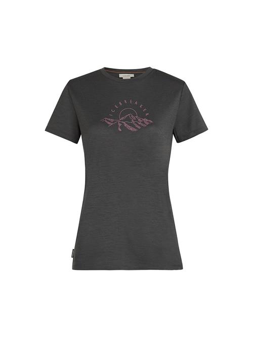 ICEBREAKER Funktionsbluse 'Tech Lite Sunrise Sumit'  mørkeblå / pink