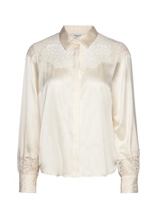 Se Rwjade Ls Lace Shirt Rosemunde White ved Booztlet