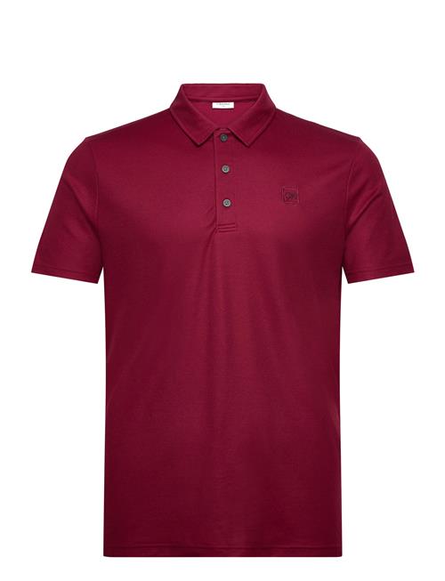 Jackson Badge Polo Calvin Klein Golf Burgundy