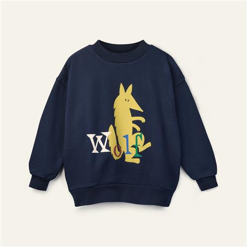 Wynken Seymour Sweatshirt Deep Navy  Deep Navy 8Y  Marineblå  8 år  Unisex