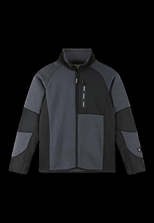 Reima Liukuen Fleece-sweater Soft Black  Soft black-134 cm  Sort  134 cm  mand