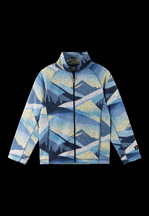 Reima Niksini Fleece-sweater Blue Ocean  Blue Ocean-122 cm  Blå  122 cm  Unisex