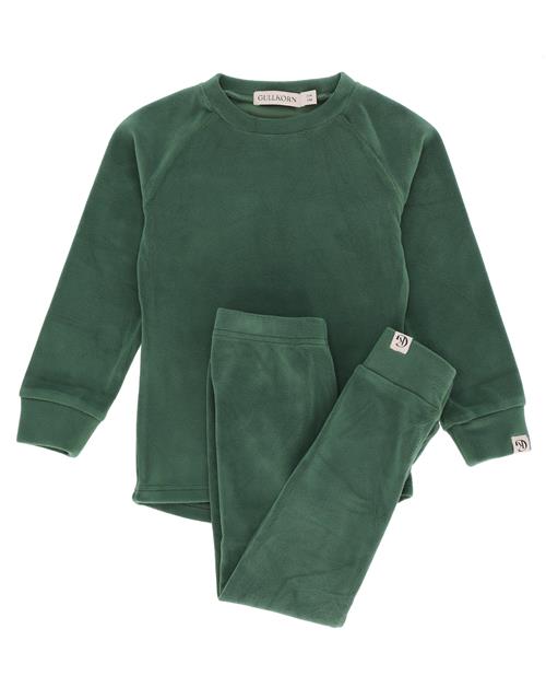 Gullkorn Design Jona Fleece-sæt Deep Green  Deep Green 86/92 cm      mand