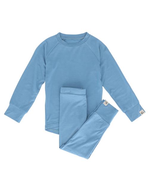 Gullkorn Design Vennen Baselayer Fog Blue  Fog Blue 86/92 cm      mand
