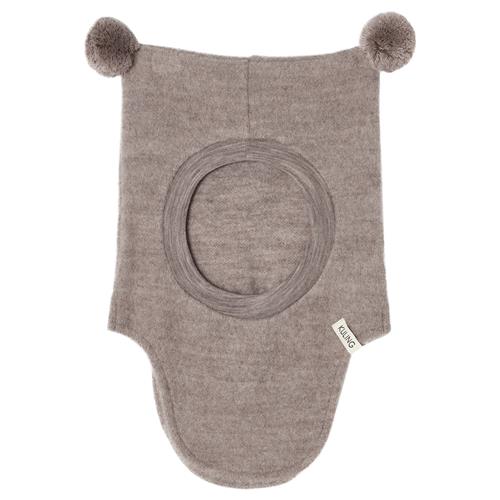 Kuling Adelaide Balaclava I Uld Brown Melange  48 cm Wool Brun  48 cm  Unisex