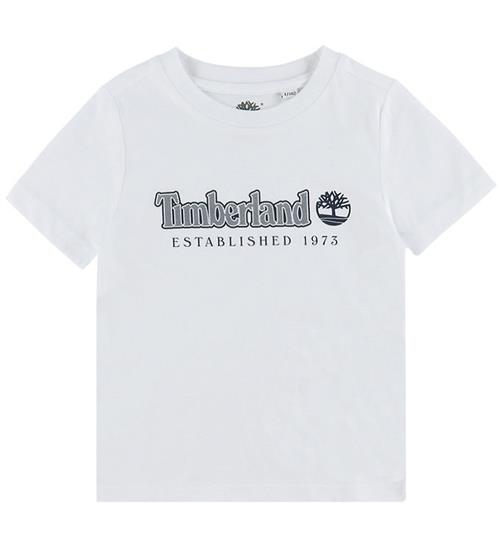 Timberland T-shirt - Hvid/Navy m. Print