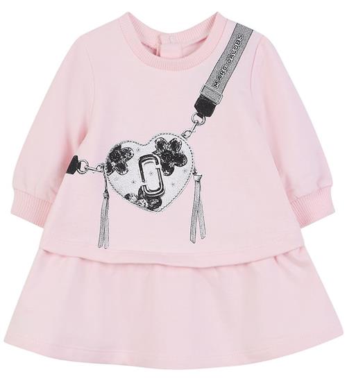 Little Marc Jacobs Sweatkjole - Pink m. Print