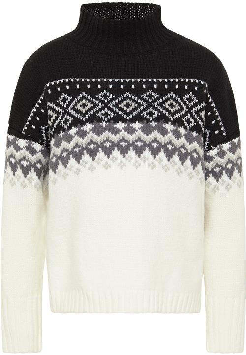 MYMO Sweatshirt  mørkegrå / sort / uldhvid