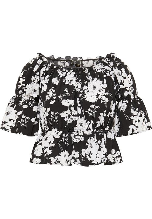 faina Bluse  sort / hvid