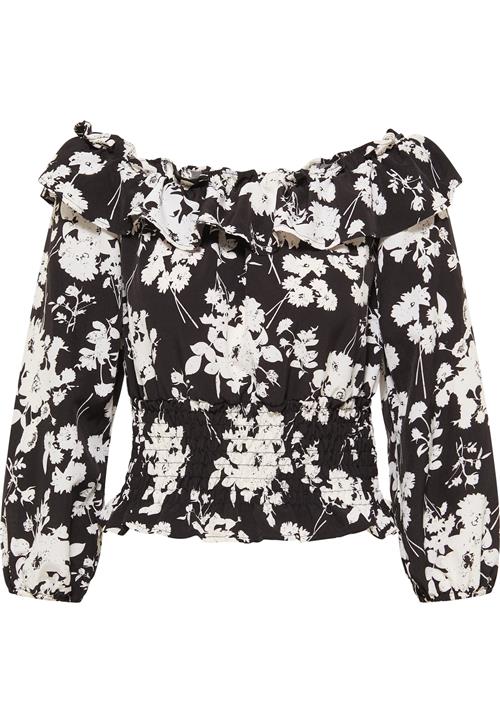 faina Bluse  sort / hvid