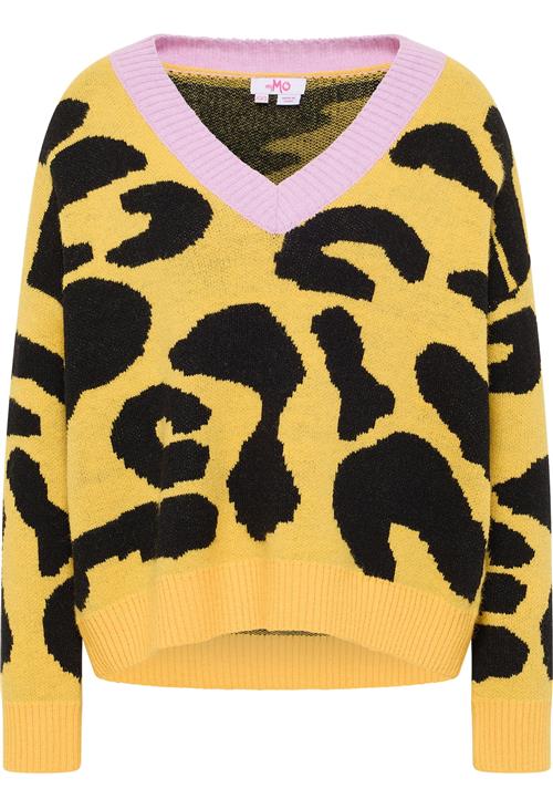 MYMO Pullover  gul / eosin / sort