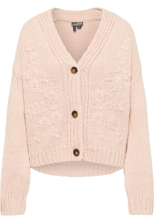 DreiMaster Vintage Cardigan  brun / lys pink