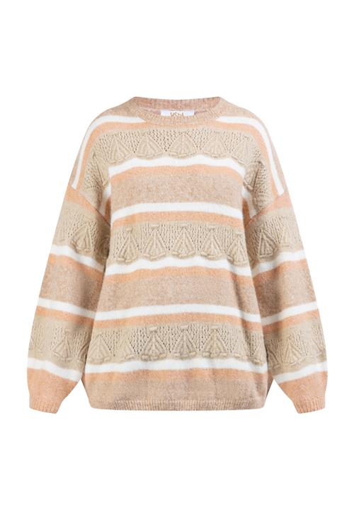 usha FESTIVAL Pullover 'Carnea'  beige / fersken / hvid