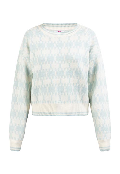 MYMO Pullover  lyseblå / hvid