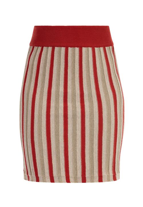 faina Nederdel  beige / rød