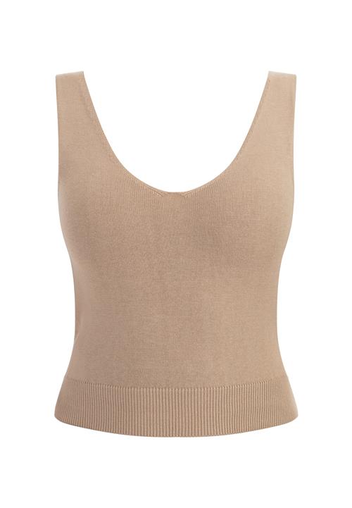 faina Sticktop  mørkebeige