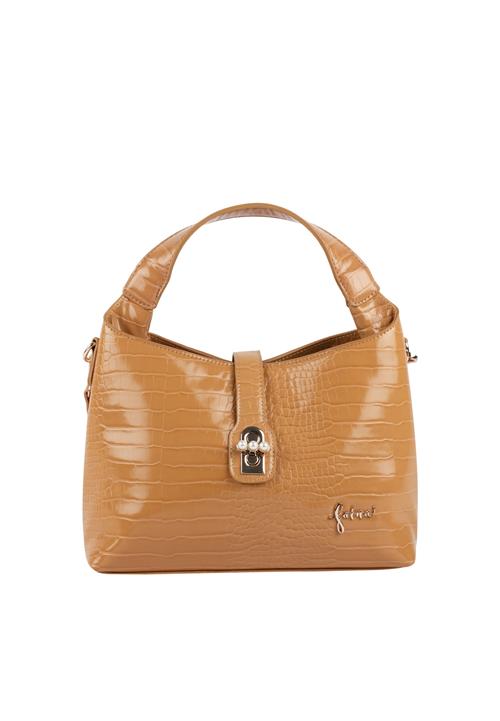 faina Håndtaske  cognac