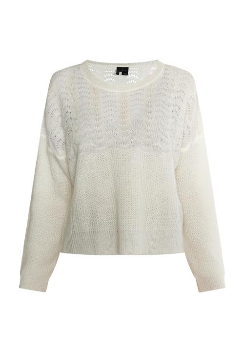 DreiMaster Klassik Pullover  uldhvid