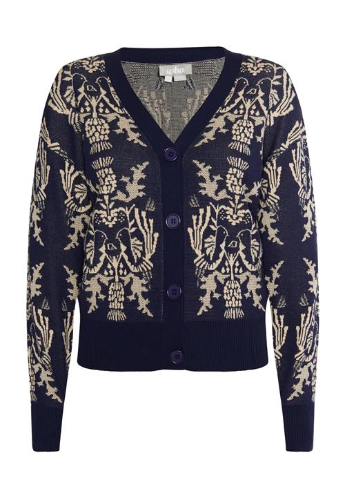 Usha Cardigan  beige / marin