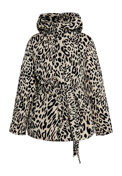 faina Vinterjakke  beige / sort