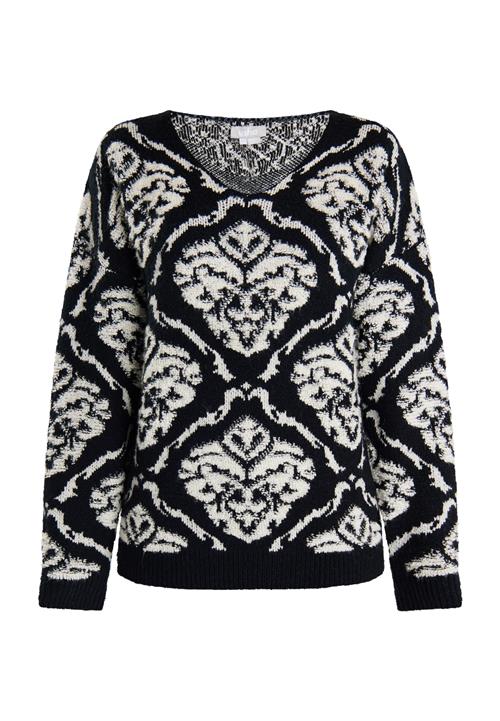 Usha Pullover 'Sivene'  sort / hvid