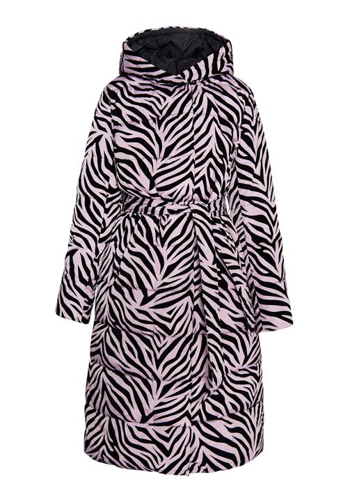 faina Vinterfrakke  lysviolet / sort