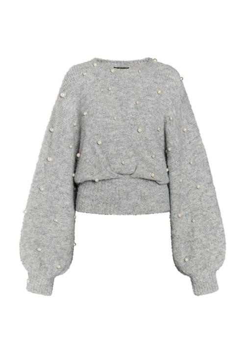 Se faina Pullover 'Dulcey'  lysegrå / perlehvid ved About You