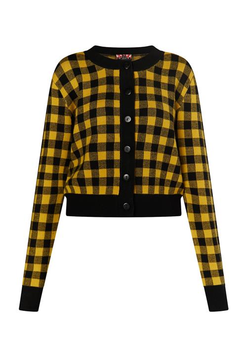 myMo ROCKS Cardigan 'Ucy'  gul / sort