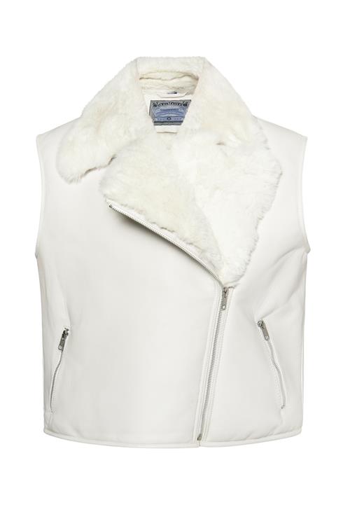 DreiMaster Vintage Vest  turkis / uldhvid