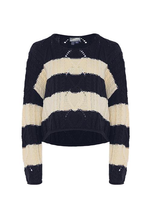 DreiMaster Vintage Pullover  marin / uldhvid
